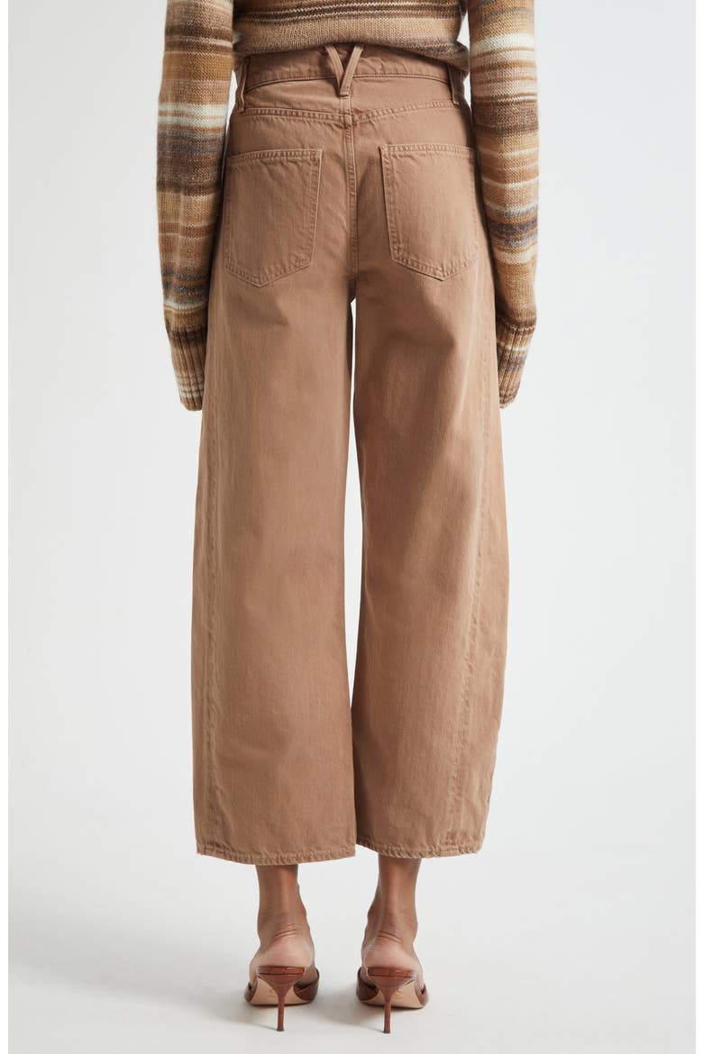 Ryder High Waist Barrel Leg Jeans, Alternate, color, TAN SIERRA