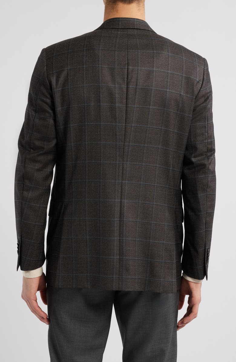 Peter Millar Flynn Classic Fit Windowpane Check Wool Sport Coat, Alternate, color, 