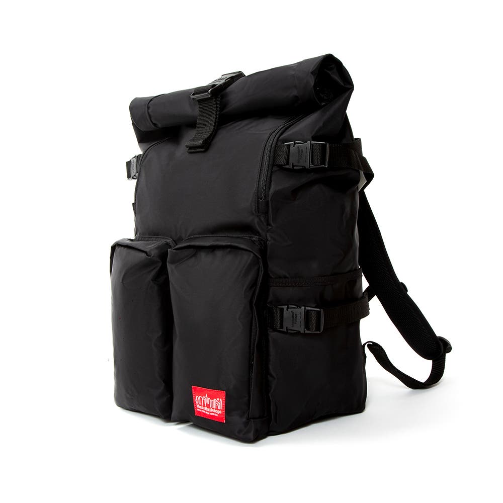 Manhattan Portage Flight Nylon Focus Backpack, Alternate, color, Black