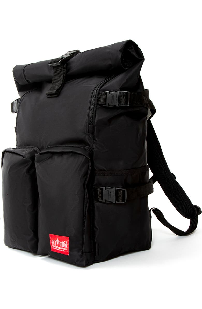 Manhattan Portage Flight Nylon Focus Backpack, Alternate, color, Black