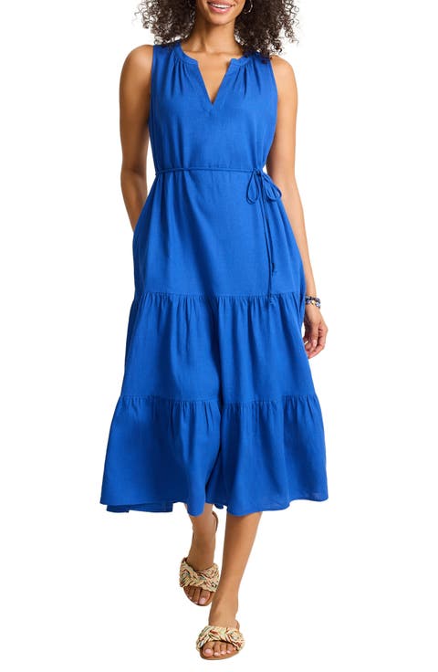 Coastal Tide Sleeveless Dress