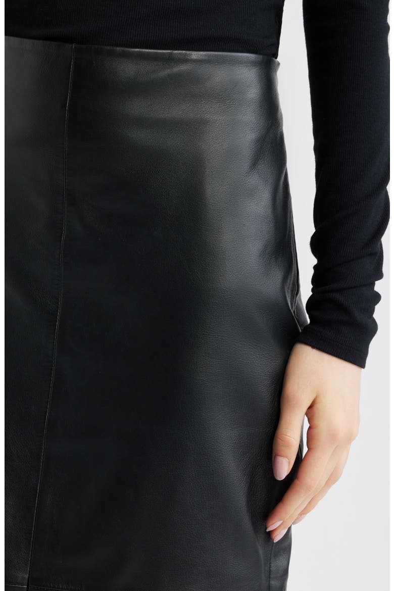 Renai Pencil Skirt, Alternate, color, BLACK