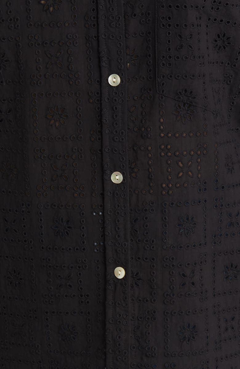 Rails Arlo Eyelet Cotton Button-Up Shirt, Alternate, color, 