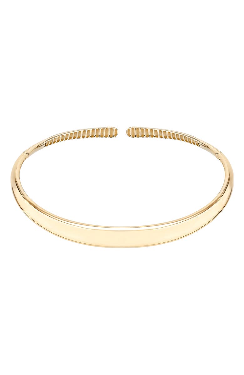 LANA 14K Gold Curved Bubble Choker Necklace, Main, color, Yellow Gold