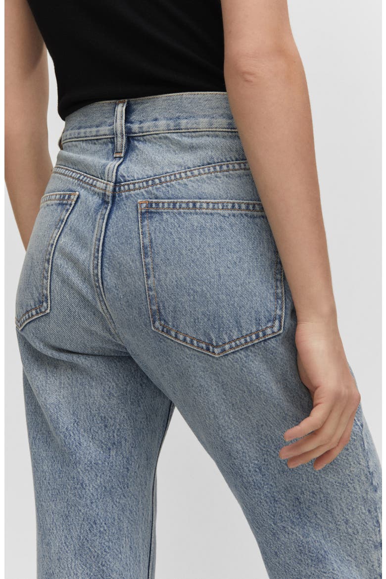 Straight Leg Jeans, Alternate, color, MEDIUM VINTAGE BLUE