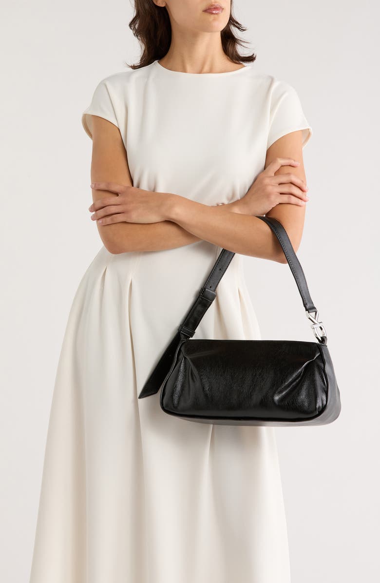 Calvin Klein Tina Shoulder Bag, Alternate, color, Black Silver