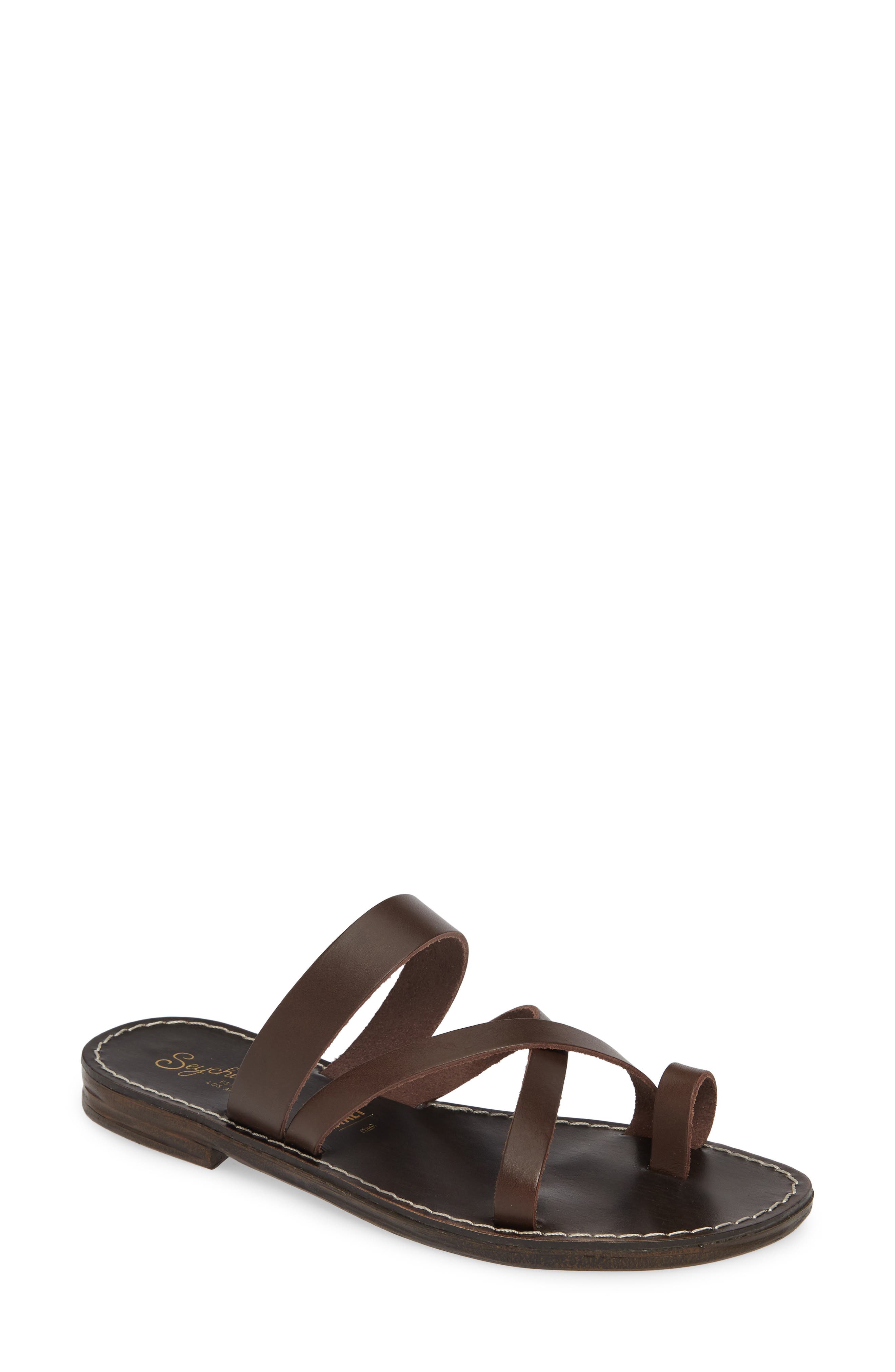 So Precious Sandal, Main, color, BROWN LEATHER