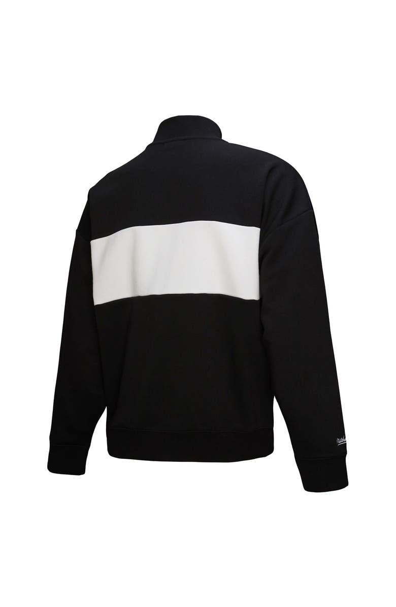 Mitchell & Ness Women's Mitchell & Ness Black New York Yankees Quarter-Zip Pullover Top, Alternate, color, Black
