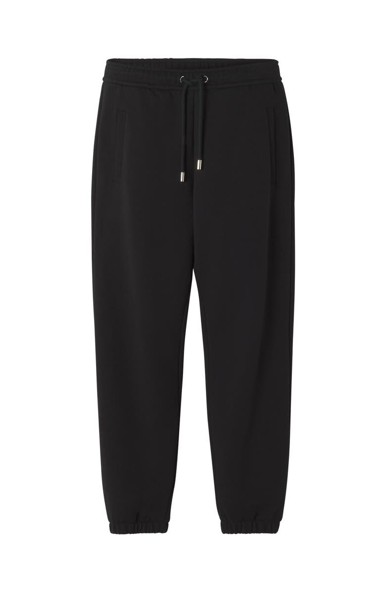 Lanvin Fleece Jogger Pants, Main, color, Black