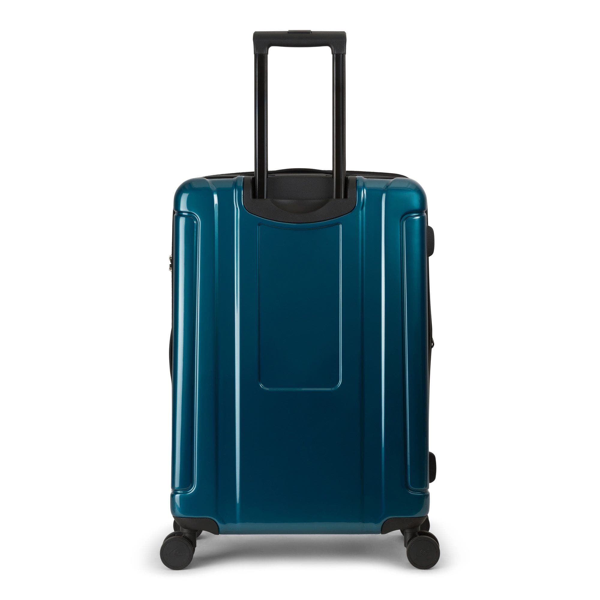 Quiksilver Malibu Suitcases PC Hardside Expandable Luggage with Spinner Wheels, 3-Piece Set, Alternate, color, Whale Blue