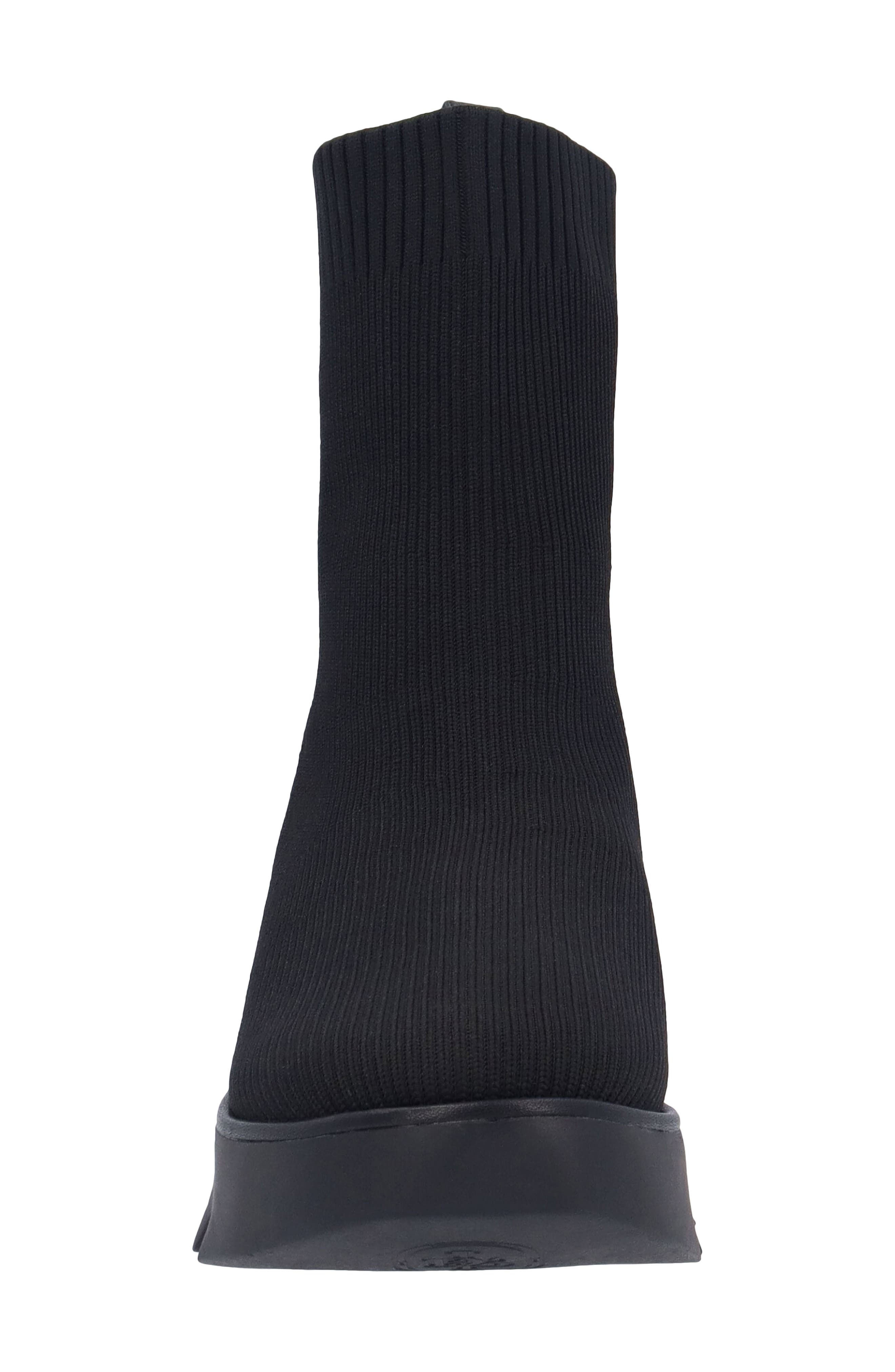 Hindly Knit Bootie, Alternate, color, BLACK
