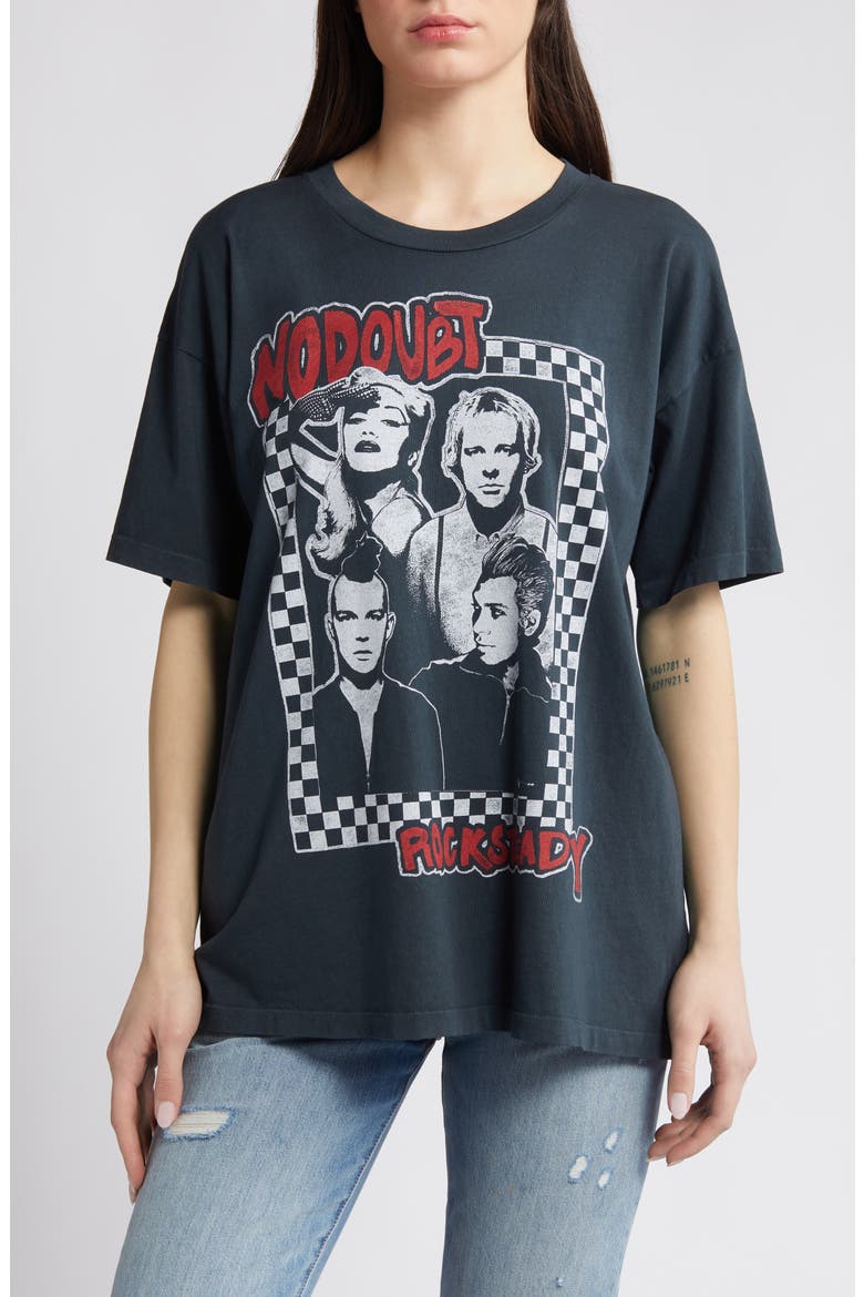 No Doubt Rock Steady Cotton Graphic T-Shirt, Main, color, VINTAGE BLACK