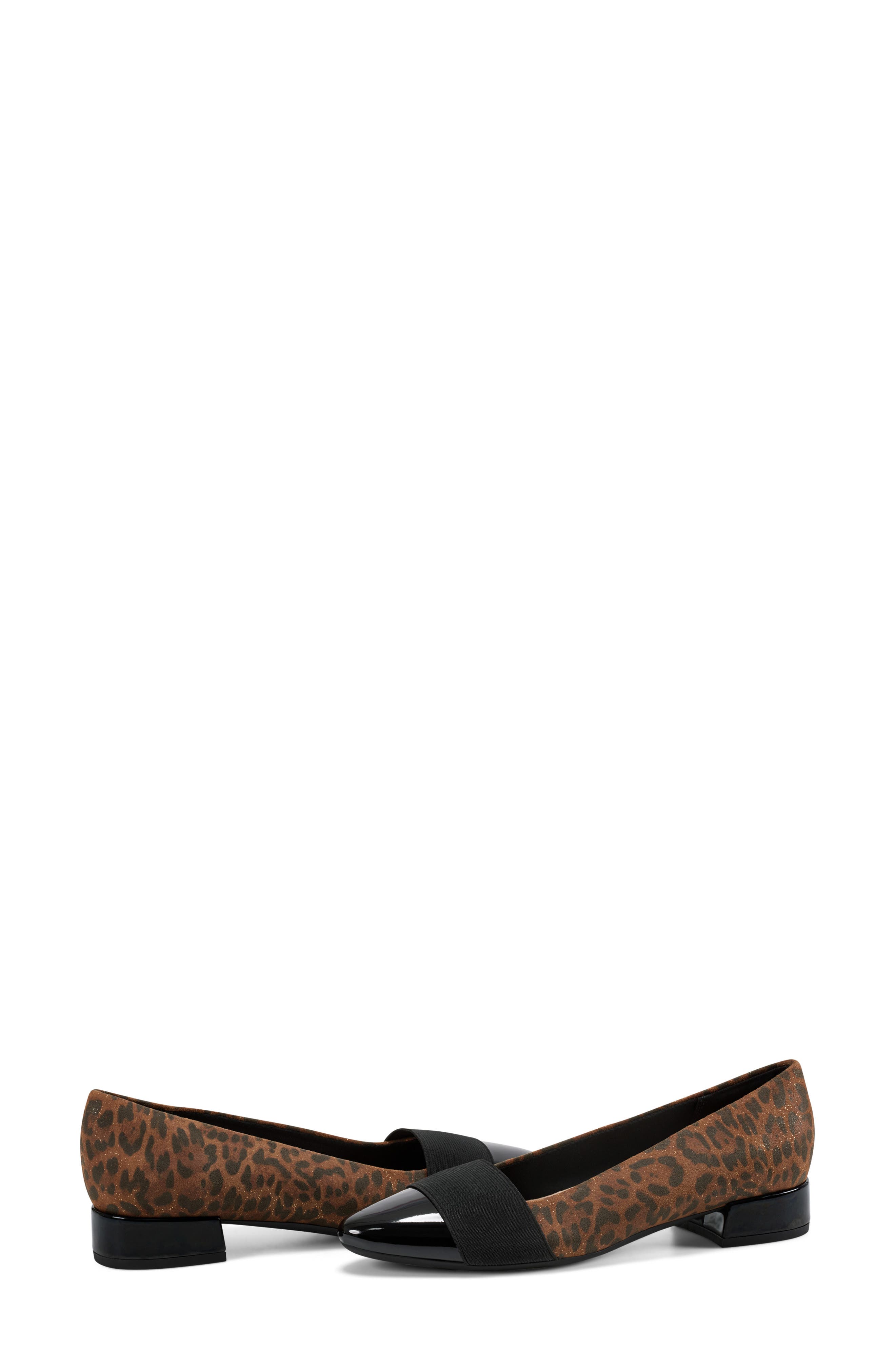 Easy Spirit Casta Pointed Toe Pump, Alternate, color, Medium Brown/ Patent