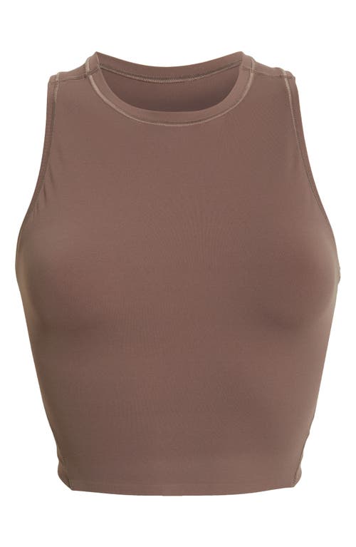 On Studio Crop Tank In Brown