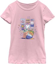Star Wars: The Mandalorian and Grogu Girl's Star Wars The Mandalorian and Grogu The Child Enjoy Your Meal Graphic T-Shirt