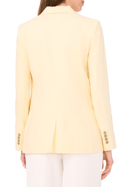 Halogenr Halogen(r) One-button Linen Blend Blazer