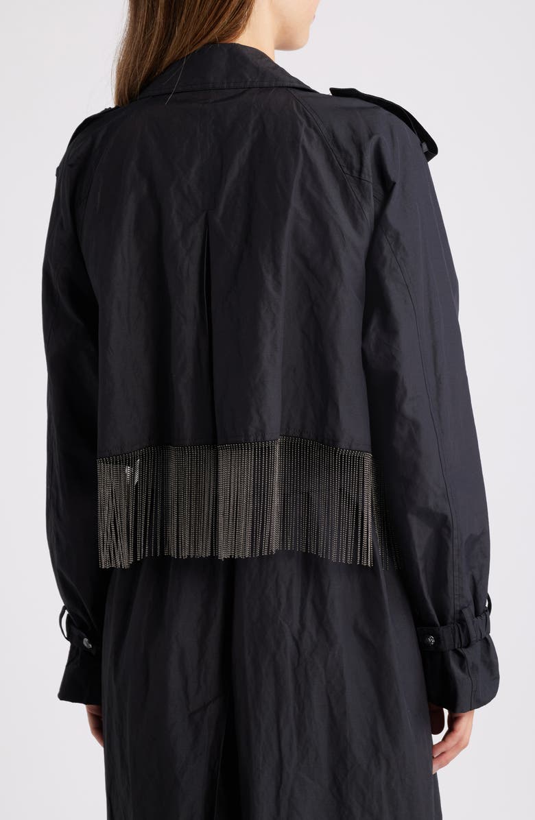KOBI HALPERIN Orly Chain Fringe Trench Coat, Alternate, color, 