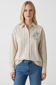 Exquise Gage Embroidered Long Sleeve Shirt