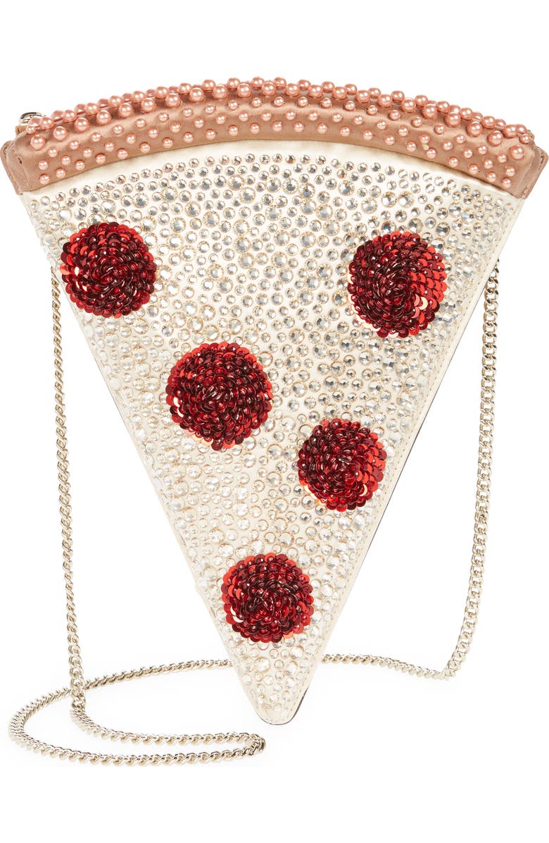 Kate Spade New York slice 3d pizza crossbody bag, Main, color,