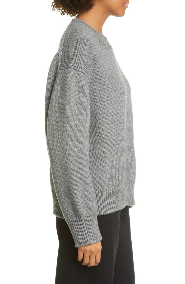 Mansur Gavriel Wool Crewneck Sweater, Alternate, color, 