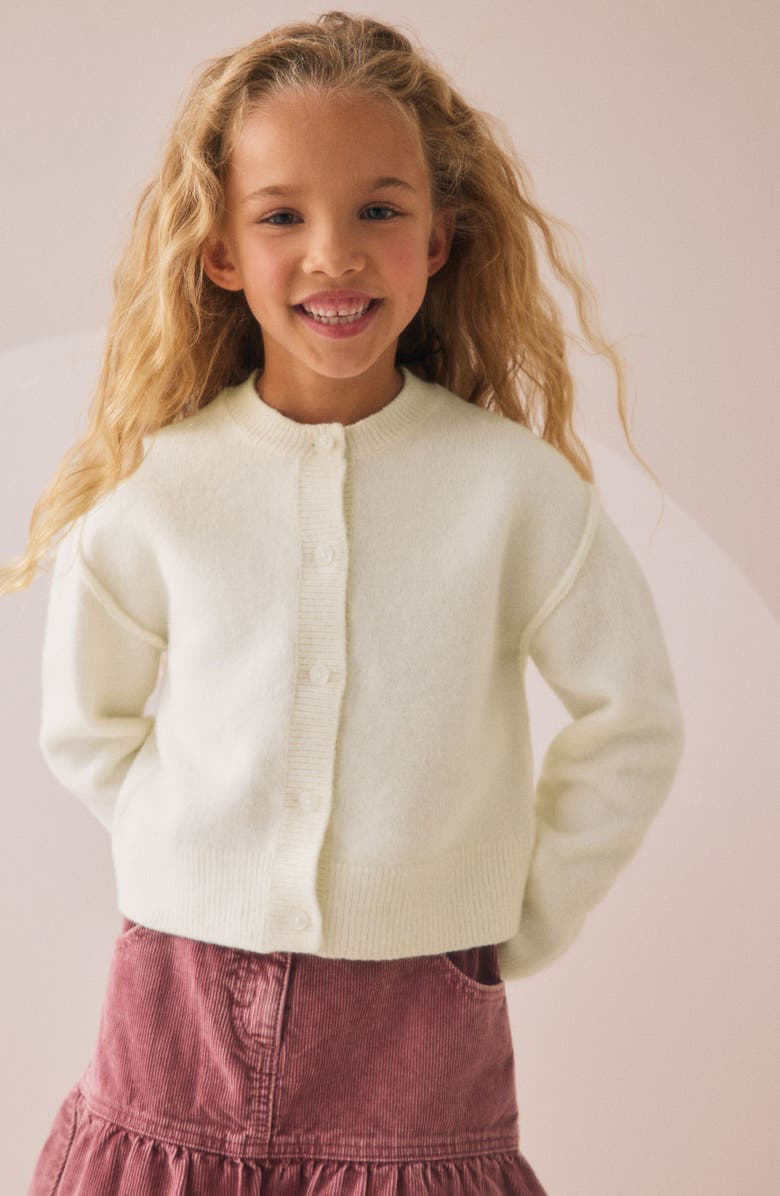 NEXT Kids' Knit Cardigan, Alternate, color, Neutral