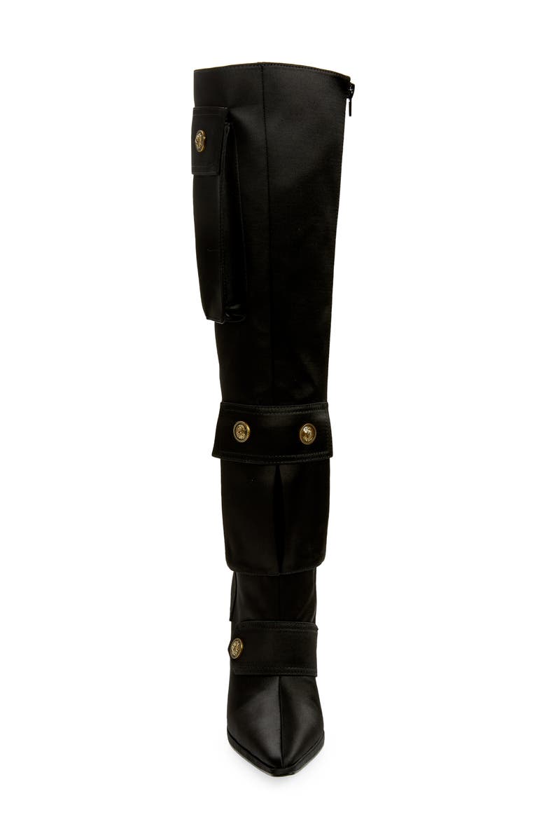 Jeffrey Campbell Pocketed Pointed Toe Knee High Boot, Alternate, color, 