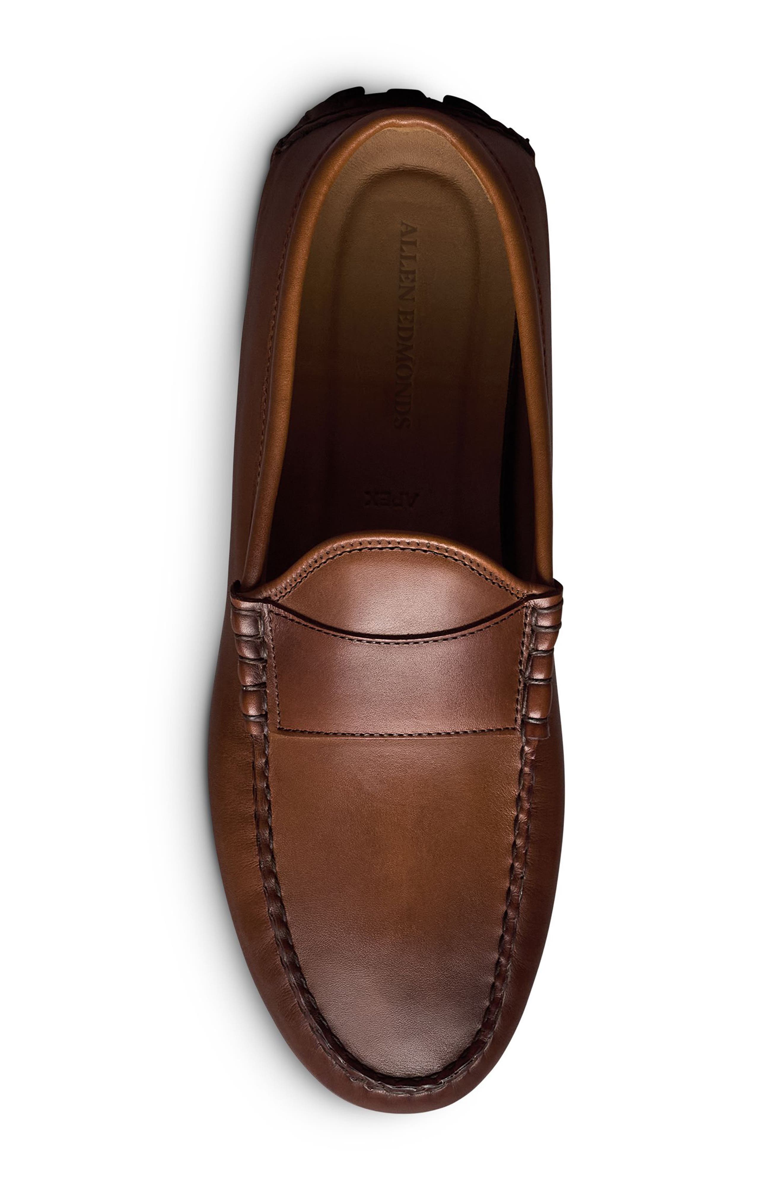 Apex Driving Loafer, Alternate, color, CHILI