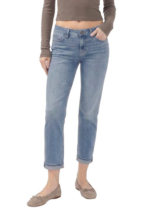 Low Rise Ankle Boyfriend Jeans