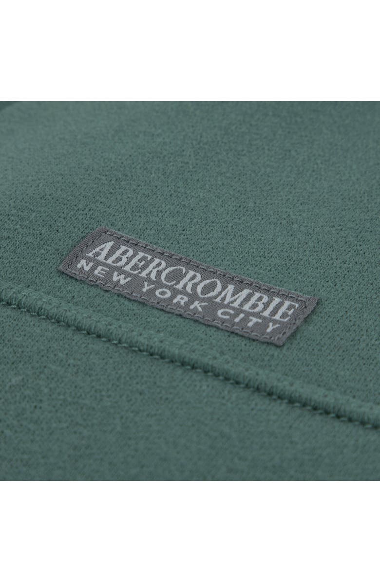 abercrombie kids Kids' Faux Fur Lined Full Zip Hoodie, Alternate, color, Dark Forest