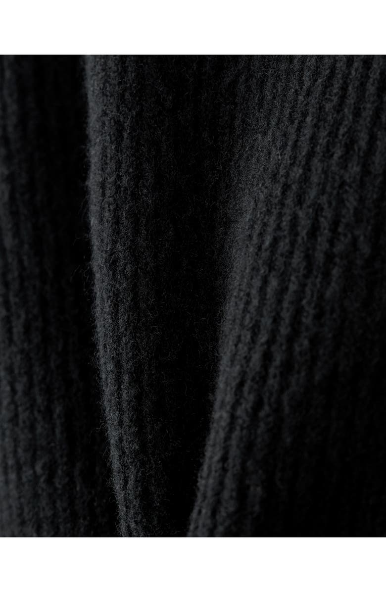 Rhone Westside V-Neck Sweater, Alternate, color, Pure Black