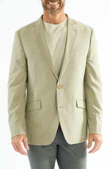 SAVILE ROW CO Moss Leno Weave Check Sport Coat