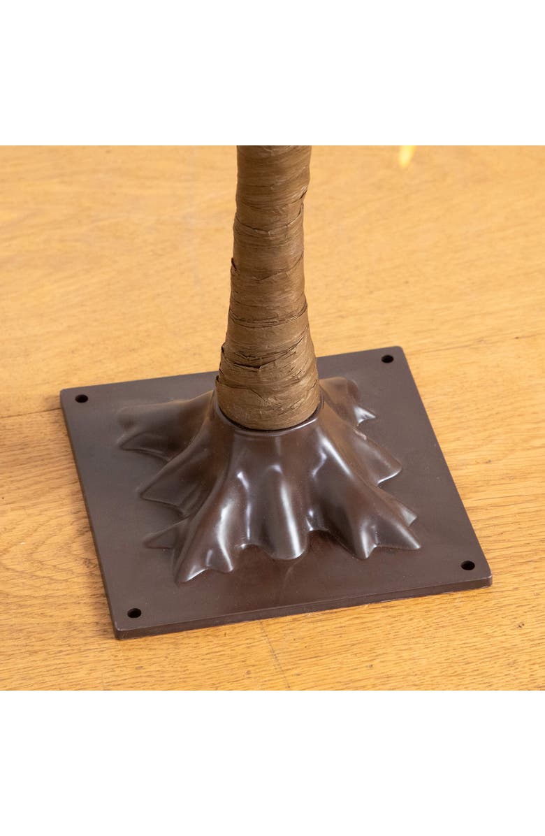 NEARLY NATURAL 3-ft Pre-Lit Autumn Maple Artificial Fall Tree with 80 Warm White LED Lights, Alternate, color, Orange