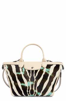 Longchamp Le Pliage Genuine Calf Hair Small Handbag