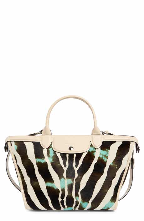 Longchamp Le Pliage Genuine Calf Hair Small Handbag