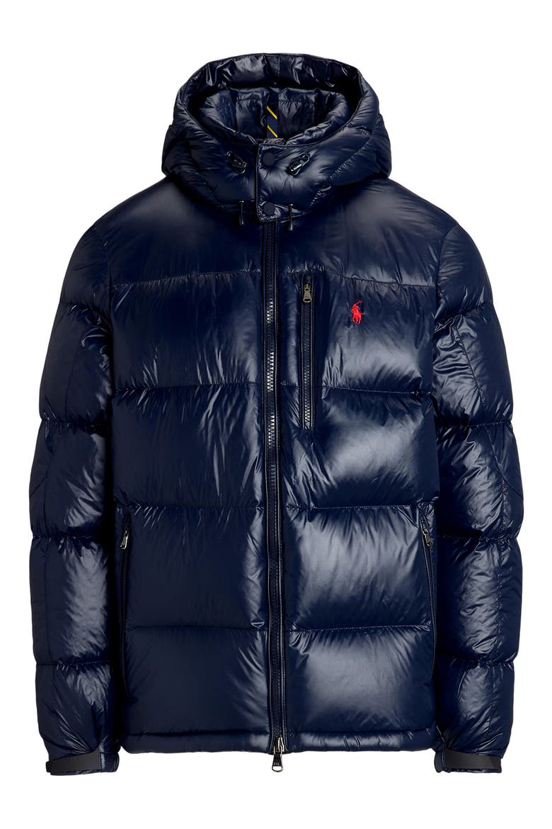 The Gorham Glossed Down Jacket, Alternate, color, NAVY GLOSS