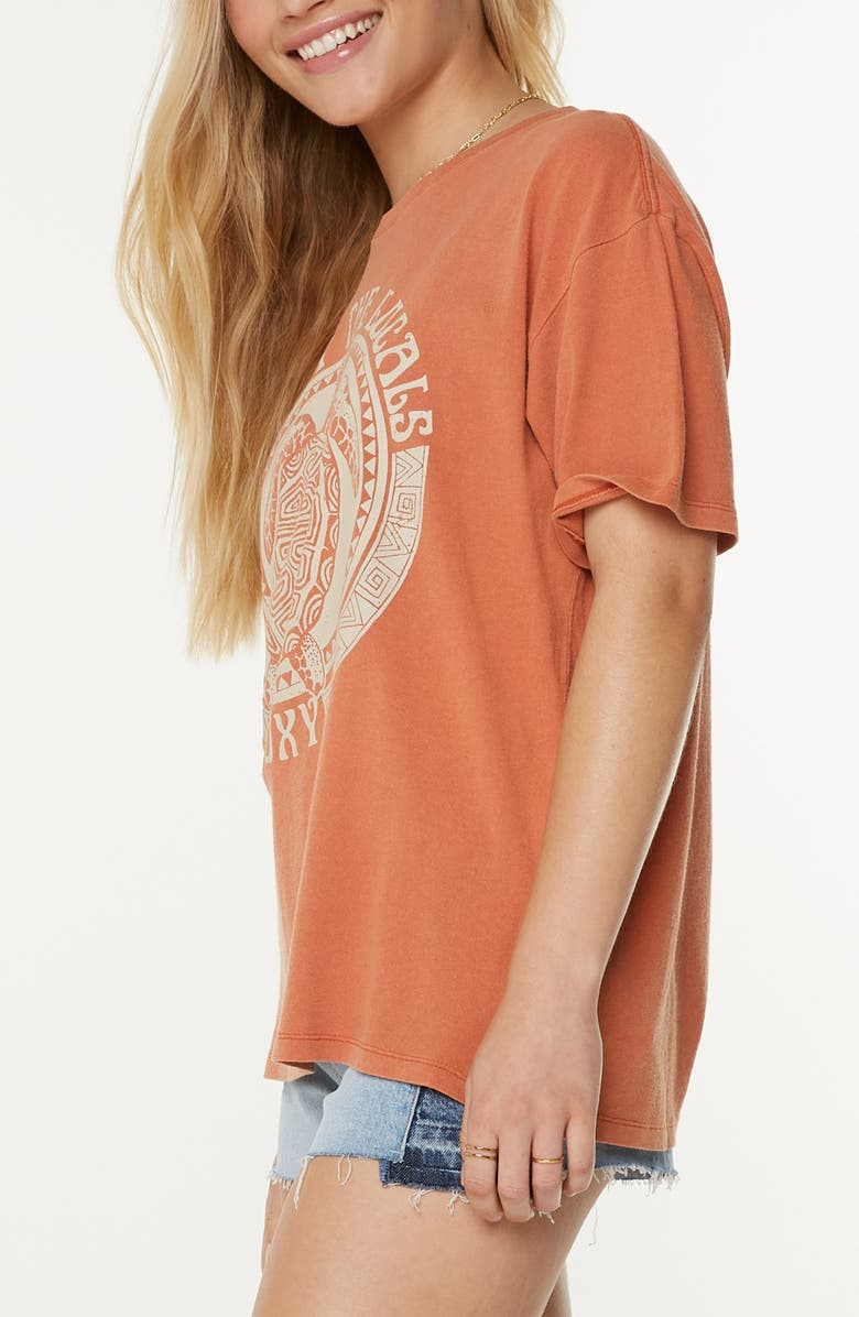 Roxy Protect the Locals Oversize Cotton Graphic T-Shirt, Alternate, color, Aragon Protect The Locals