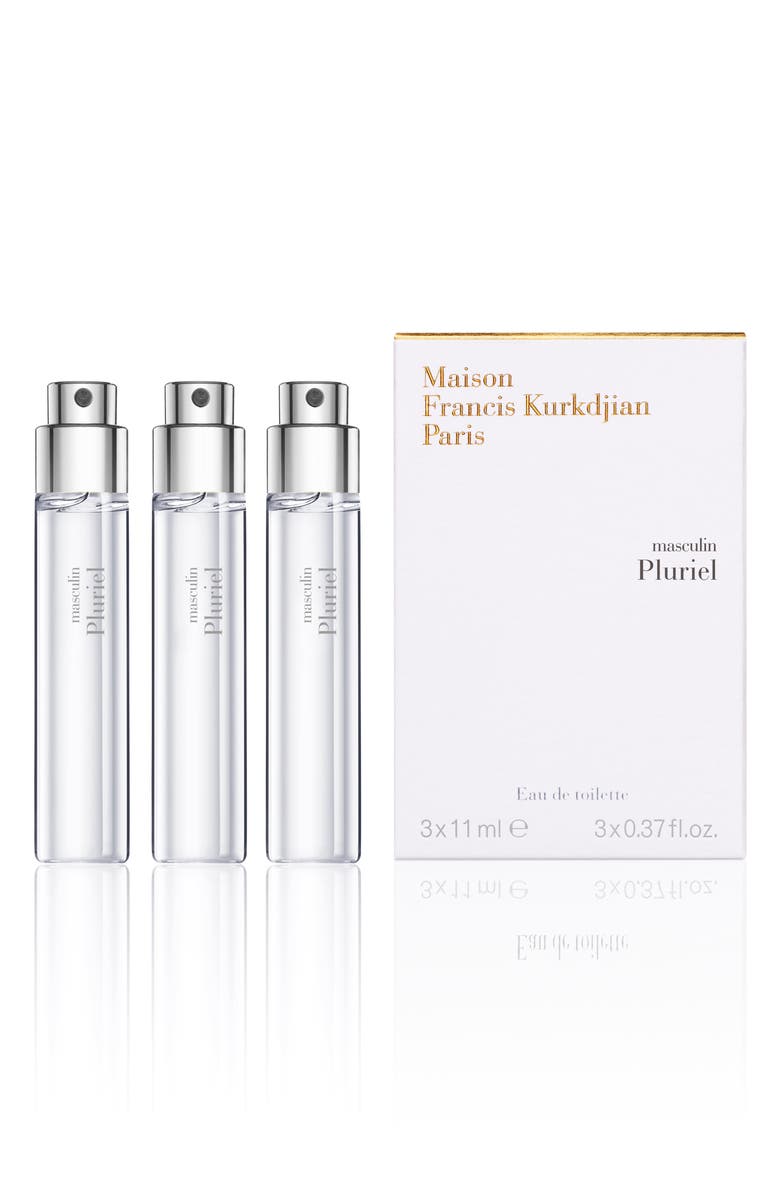 Maison Francis Kurkdjian Paris Masculin Pluriel Eau de Toilette Refill Trio, Main, color, 
