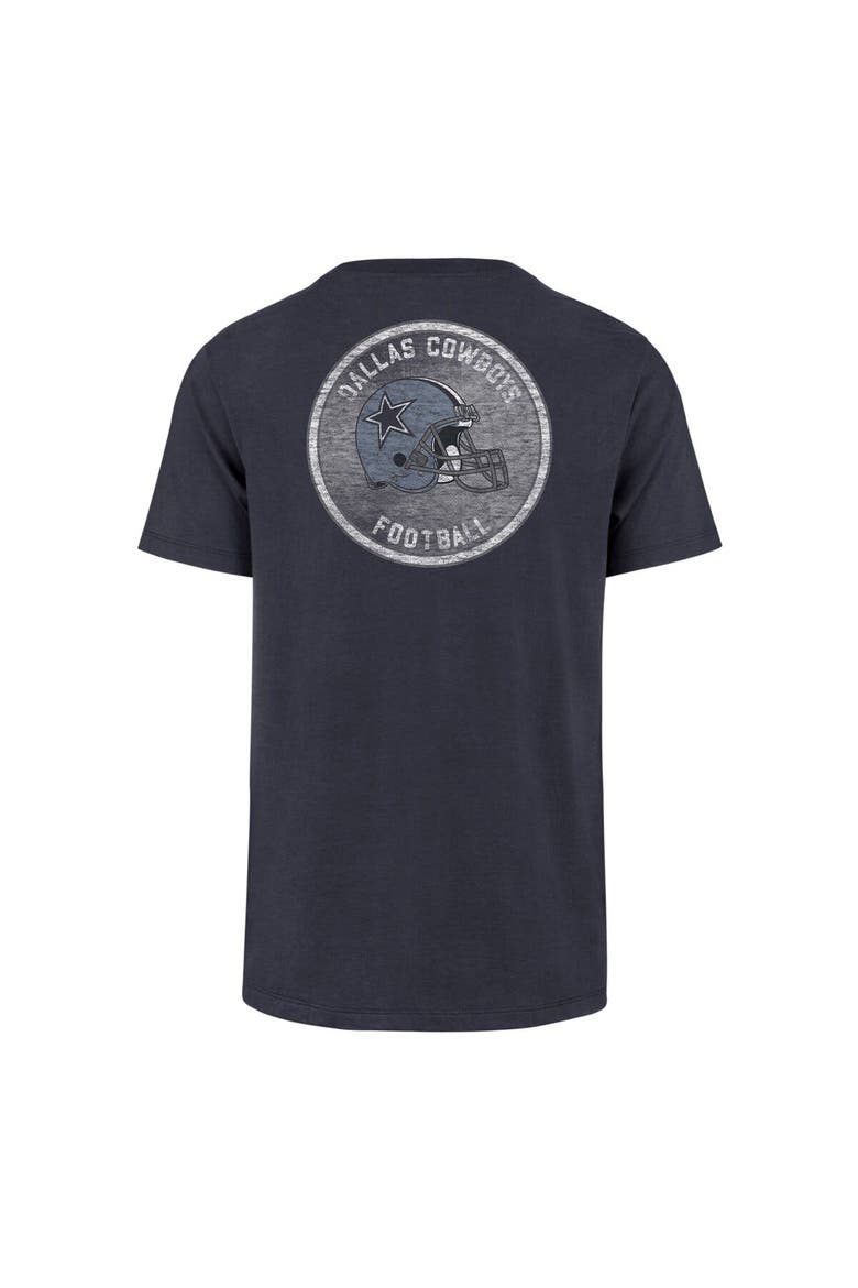 Men's '47 Navy Dallas Cowboys Open Field Franklin T-Shirt, Alternate, color, Navy