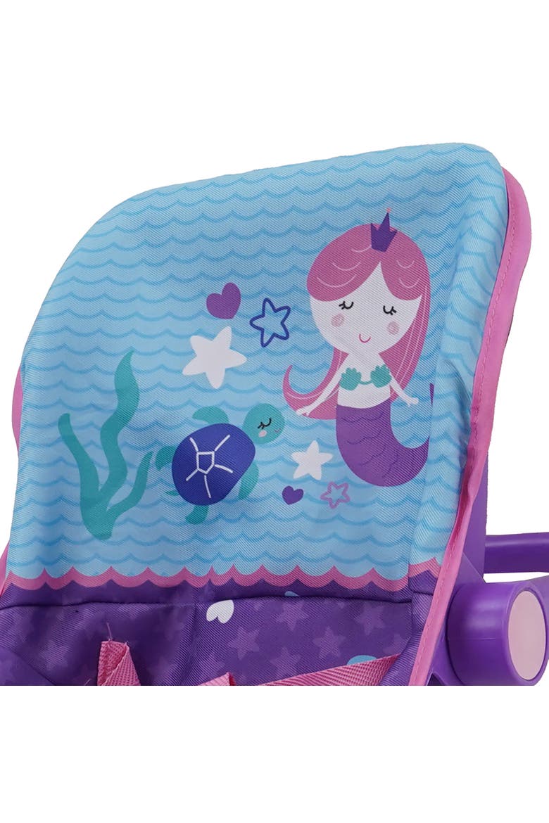 Mermaid Doll Car Seat Kids Pretend Play, Alternate, color, Multicolored