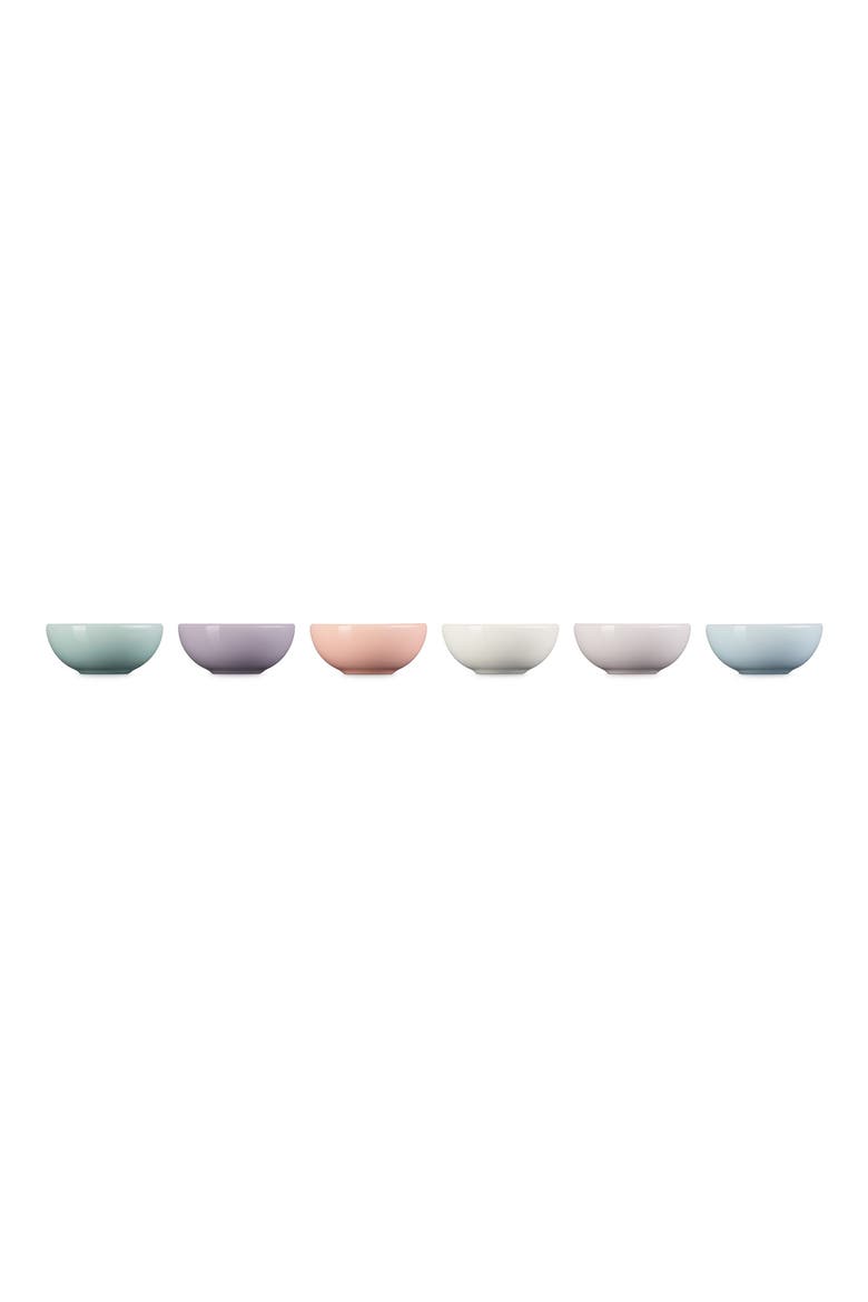 Vancouver Set of 6 Stoneware Pinch Bowls, Alternate, color, MULTICOLOR