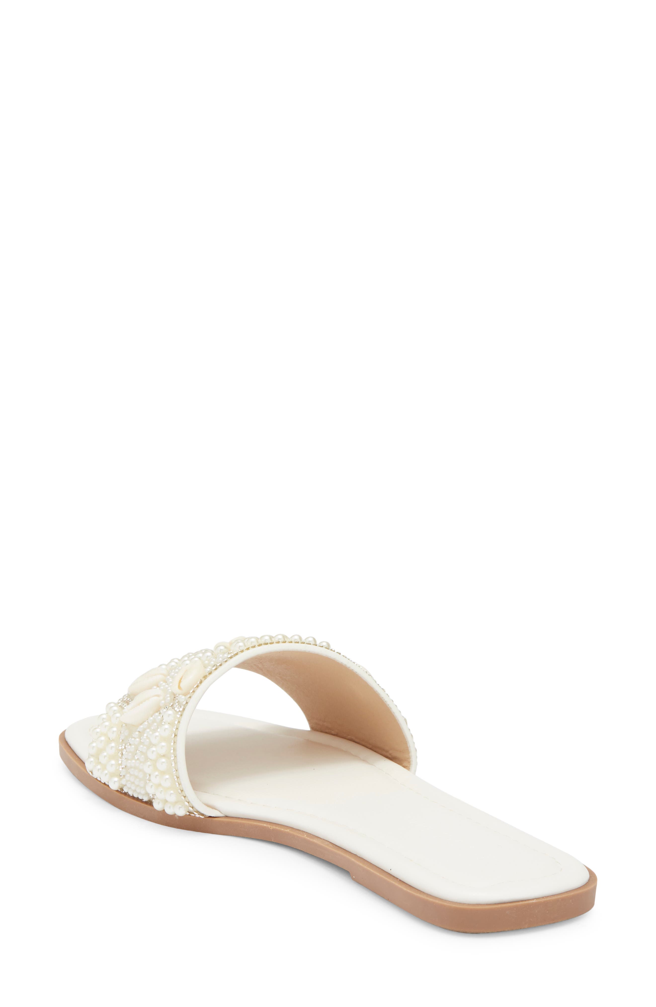 Rola Slide Sandal, Alternate, color, WHITE