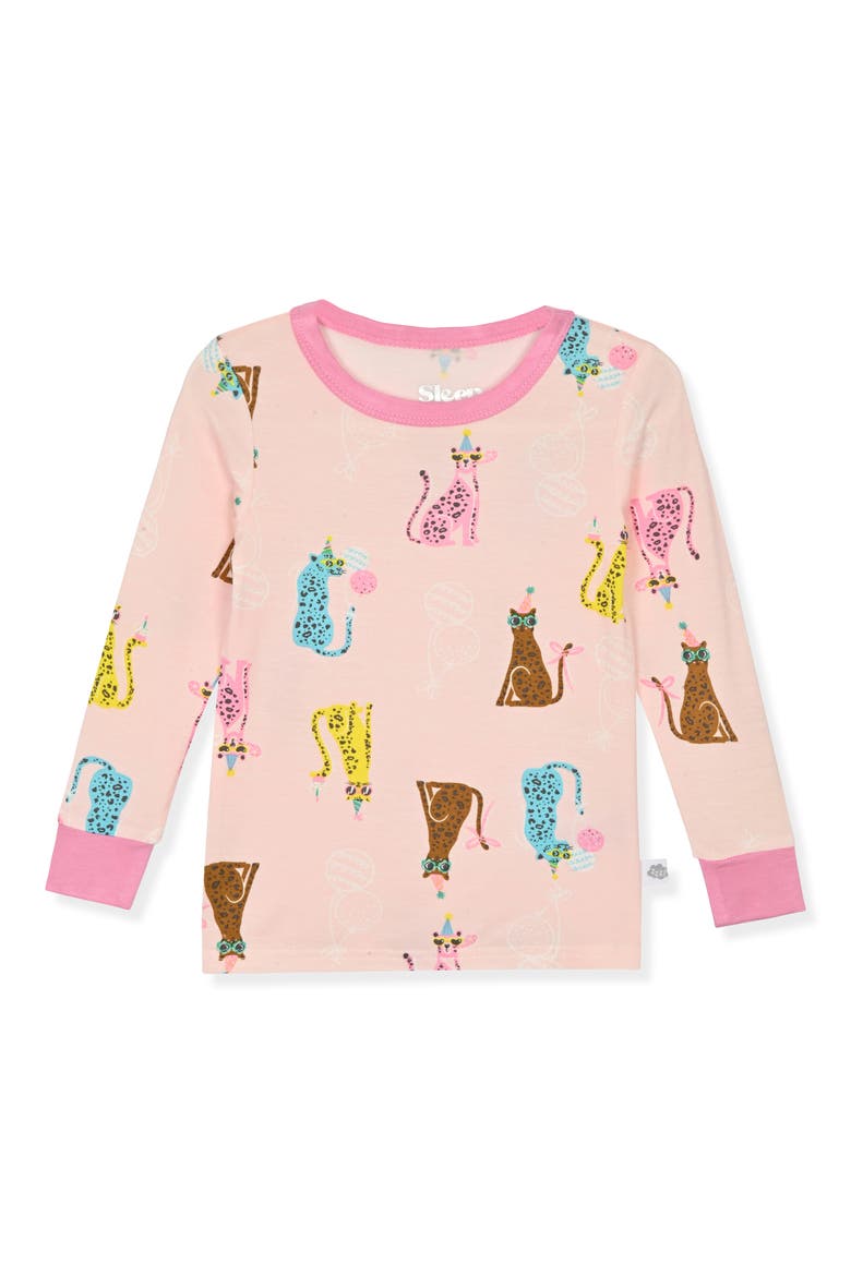 Kids' Assorted 2-Pack Print Fitted Two-Piece Pajamas, Alternate, color, PINK