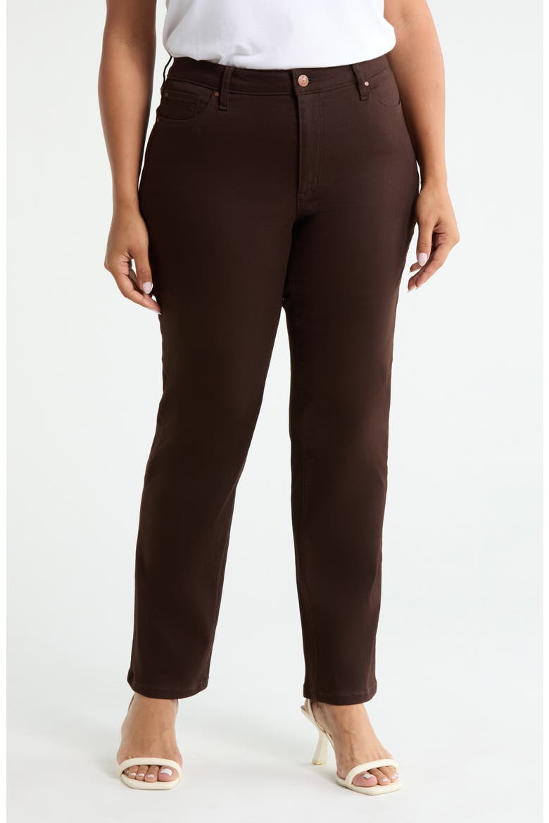 Lexington Straight Leg Jeans, Main, color, COFFEE BEAN