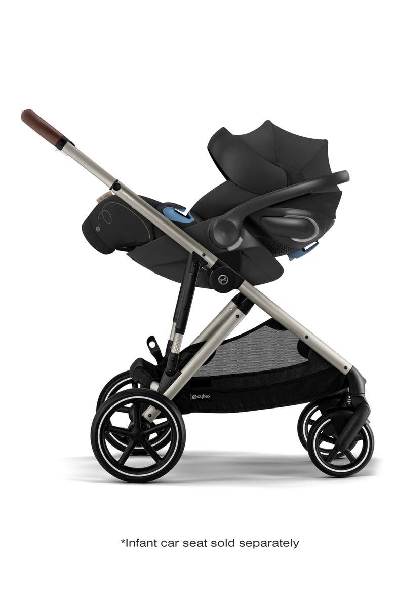 Gazelle S Stroller, Alternate, color, MOON BLACK