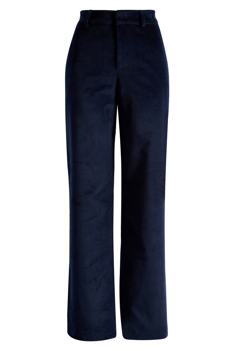 x Sara Walker Lee Velveteen Pants, Alternate, color, NAVY