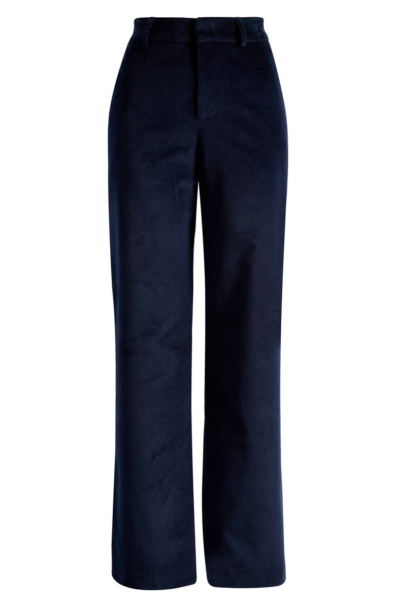 WAYF x Sara Walker Lee Velveteen Pants, Alternate, color, Navy