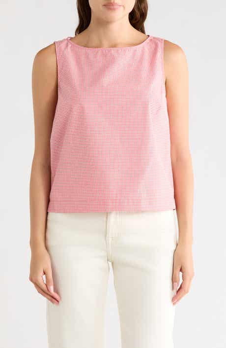 DR2 by Daniel Rainn Gingham Shell Tank