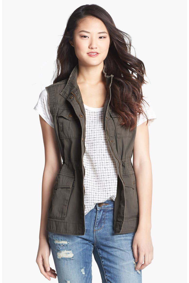 Military Vest, Main, color, SPRUCE GREEN