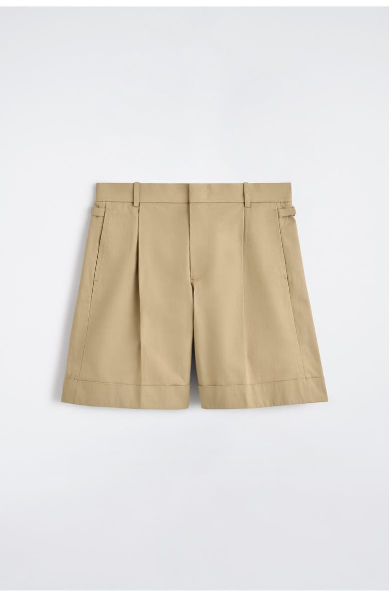 COS Cotton-twill Chino Shorts, Alternate, color, Beige
