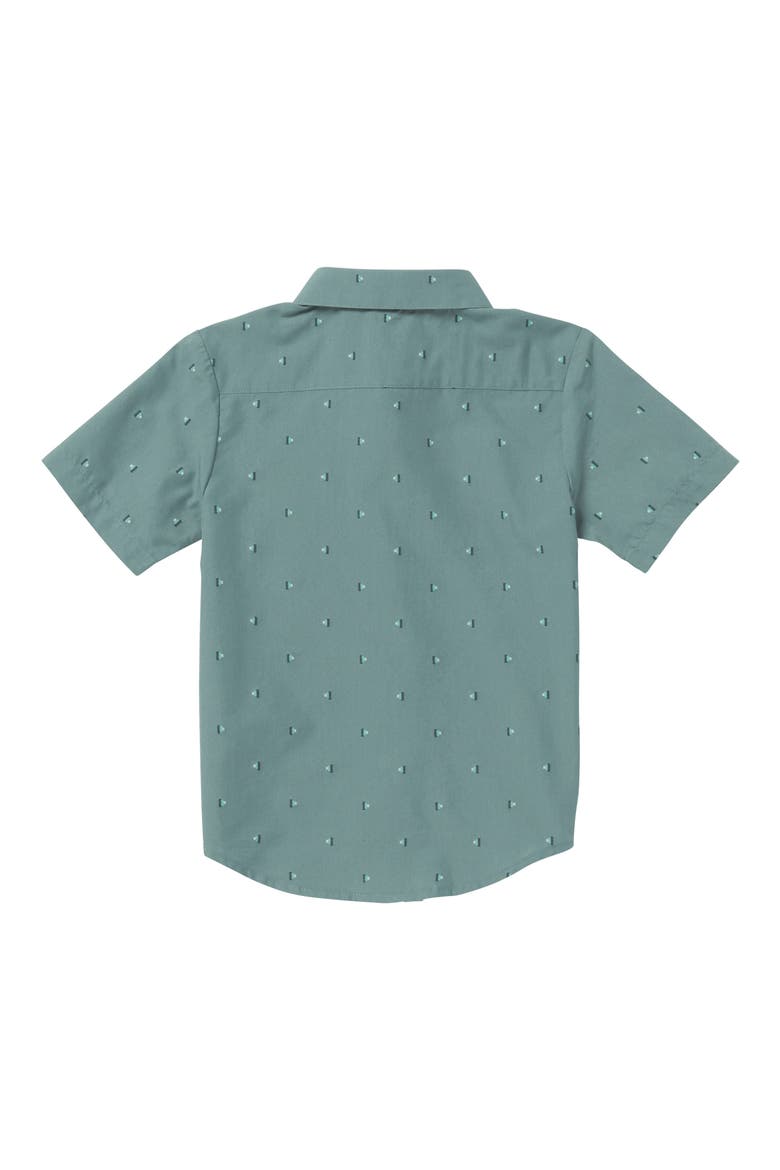 Kids' Mistere Short Sleeve Button-Up Shirt, Alternate, color, SERVICE BLUE